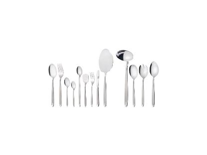 تصویر سرویس قاشق و چنگال 116 پارچه ناب استیل مدل پالرمو (جعبه سفید)